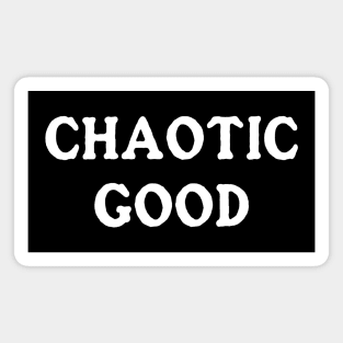 Chaotic Good (Black) Magnet